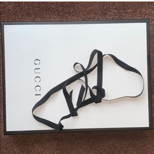 New Gucci shirt box with ribbon